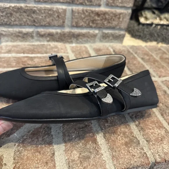 Journee Women's Florene Black Double Buckle Mary Jane Comfort Flats Sz 8.5 #224 - Picture 3 of 16
